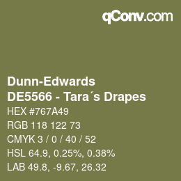 Farbcode: Dunn-Edwards - DE5566 - Tara´s Drapes | qconv.com