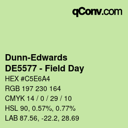 カラーコード: Dunn-Edwards - DE5577 - Field Day | qconv.com