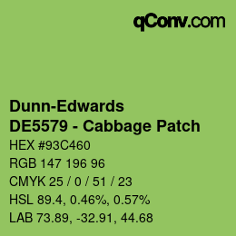 Código de color: Dunn-Edwards - DE5579 - Cabbage Patch | qconv.com