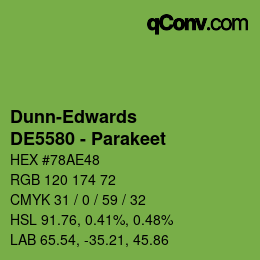Farbcode: Dunn-Edwards - DE5580 - Parakeet | qconv.com