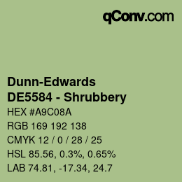 Color code: Dunn-Edwards - DE5584 - Shrubbery | qconv.com