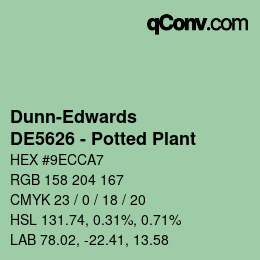 カラーコード: Dunn-Edwards - DE5626 - Potted Plant | qconv.com