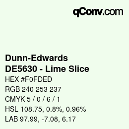 Color code: Dunn-Edwards - DE5630 - Lime Slice | qconv.com