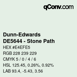 カラーコード: Dunn-Edwards - DE5644 - Stone Path | qconv.com