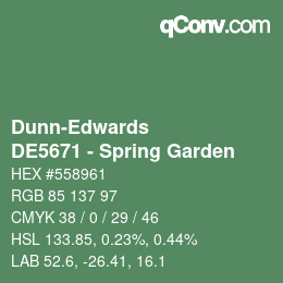 Farbcode: Dunn-Edwards - DE5671 - Spring Garden | qconv.com