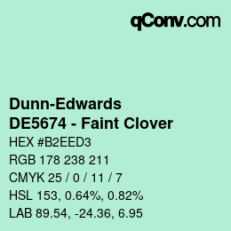 Color code: Dunn-Edwards - DE5674 - Faint Clover | qconv.com