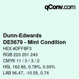 Color code: Dunn-Edwards - DE5679 - Mint Condition | qconv.com