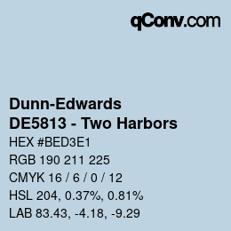 Código de color: Dunn-Edwards - DE5813 - Two Harbors | qconv.com