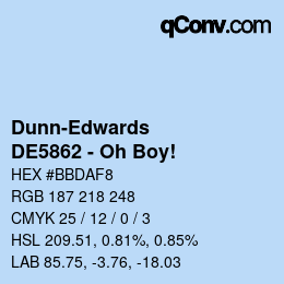 Farbcode: Dunn-Edwards - DE5862 - Oh Boy! | qconv.com