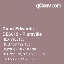 Farbcode: Dunn-Edwards - DE6012 - Plumville | qconv.com