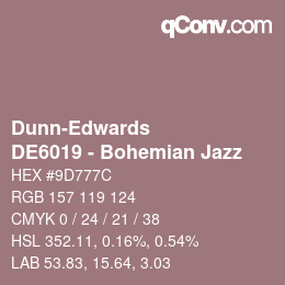 Color code: Dunn-Edwards - DE6019 - Bohemian Jazz | qconv.com