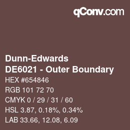 Farbcode: Dunn-Edwards - DE6021 - Outer Boundary | qconv.com