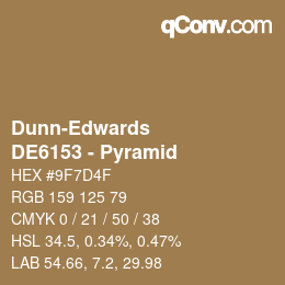 Farbcode: Dunn-Edwards - DE6153 - Pyramid | qconv.com