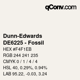 Color code: Dunn-Edwards - DE6225 - Fossil | qconv.com