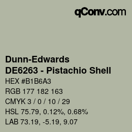 Color code: Dunn-Edwards - DE6263 - Pistachio Shell | qconv.com