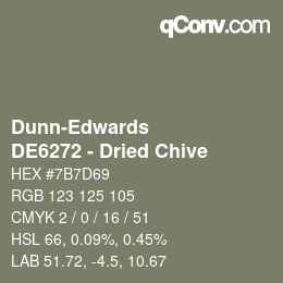 Color code: Dunn-Edwards - DE6272 - Dried Chive | qconv.com