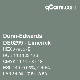 Color code: Dunn-Edwards - DE6299 - Limerick | qconv.com