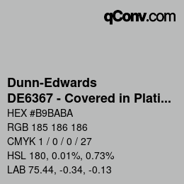 Farbcode: Dunn-Edwards - DE6367 - Covered in Platinum | qconv.com