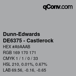 Farbcode: Dunn-Edwards - DE6375 - Castlerock | qconv.com