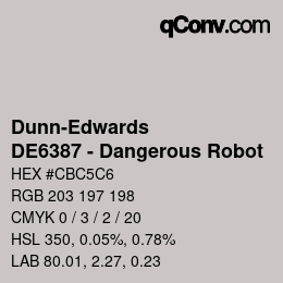 Color code: Dunn-Edwards - DE6387 - Dangerous Robot | qconv.com