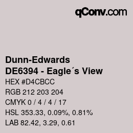 カラーコード: Dunn-Edwards - DE6394 - Eagle´s View | qconv.com