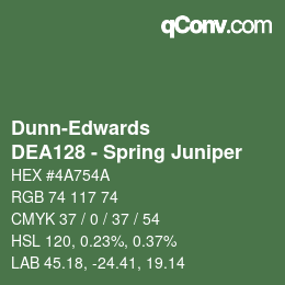 Farbcode: Dunn-Edwards - DEA128 - Spring Juniper | qconv.com