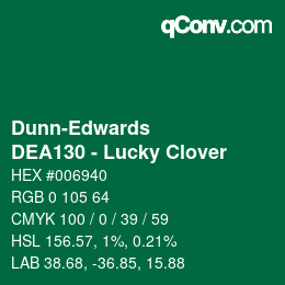 カラーコード: Dunn-Edwards - DEA130 - Lucky Clover | qconv.com