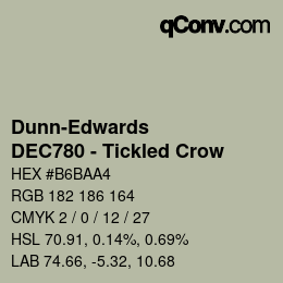 カラーコード: Dunn-Edwards - DEC780 - Tickled Crow | qconv.com