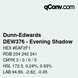 カラーコード: Dunn-Edwards - DEW376 - Evening Shadow | qconv.com