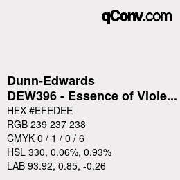 Color code: Dunn-Edwards - DEW396 - Essence of Violet | qconv.com