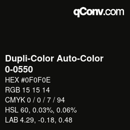 Farbcode: Dupli-Color Auto-Color - 0-0550 | qconv.com