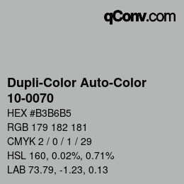 カラーコード: Dupli-Color Auto-Color - 10-0070 | qconv.com