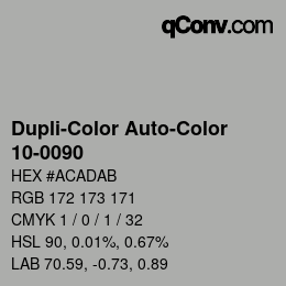 Color code: Dupli-Color Auto-Color - 10-0090 | qconv.com