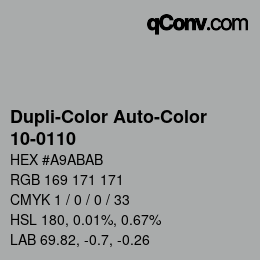 Código de color: Dupli-Color Auto-Color - 10-0110 | qconv.com