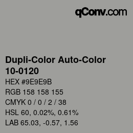 Código de color: Dupli-Color Auto-Color - 10-0120 | qconv.com