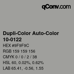 カラーコード: Dupli-Color Auto-Color - 10-0122 | qconv.com