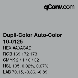 カラーコード: Dupli-Color Auto-Color - 10-0125 | qconv.com