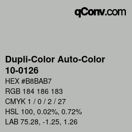 Farbcode: Dupli-Color Auto-Color - 10-0126 | qconv.com