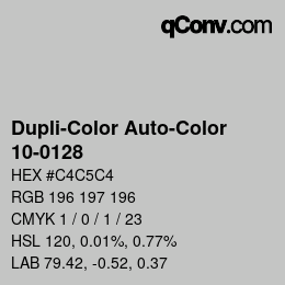 Farbcode: Dupli-Color Auto-Color - 10-0128 | qconv.com
