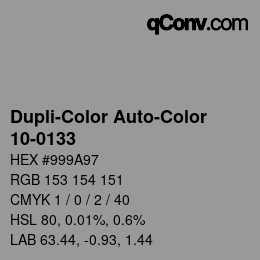 Color code: Dupli-Color Auto-Color - 10-0133 | qconv.com