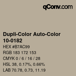 Farbcode: Dupli-Color Auto-Color - 10-0182 | qconv.com