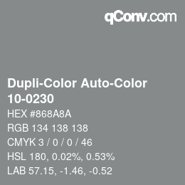 Farbcode: Dupli-Color Auto-Color - 10-0230 | qconv.com