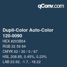 Color code: Dupli-Color Auto-Color - 120-0090 | qconv.com