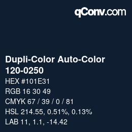 Farbcode: Dupli-Color Auto-Color - 120-0250 | qconv.com