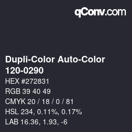 カラーコード: Dupli-Color Auto-Color - 120-0290 | qconv.com