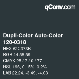 カラーコード: Dupli-Color Auto-Color - 120-0318 | qconv.com
