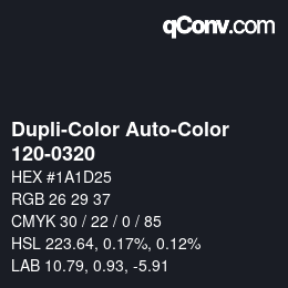 カラーコード: Dupli-Color Auto-Color - 120-0320 | qconv.com