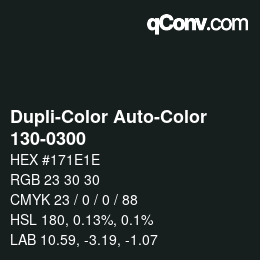 Color code: Dupli-Color Auto-Color - 130-0300 | qconv.com