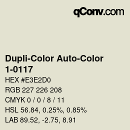 カラーコード: Dupli-Color Auto-Color - 1-0117 | qconv.com