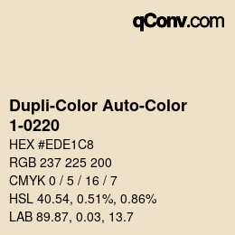 カラーコード: Dupli-Color Auto-Color - 1-0220 | qconv.com